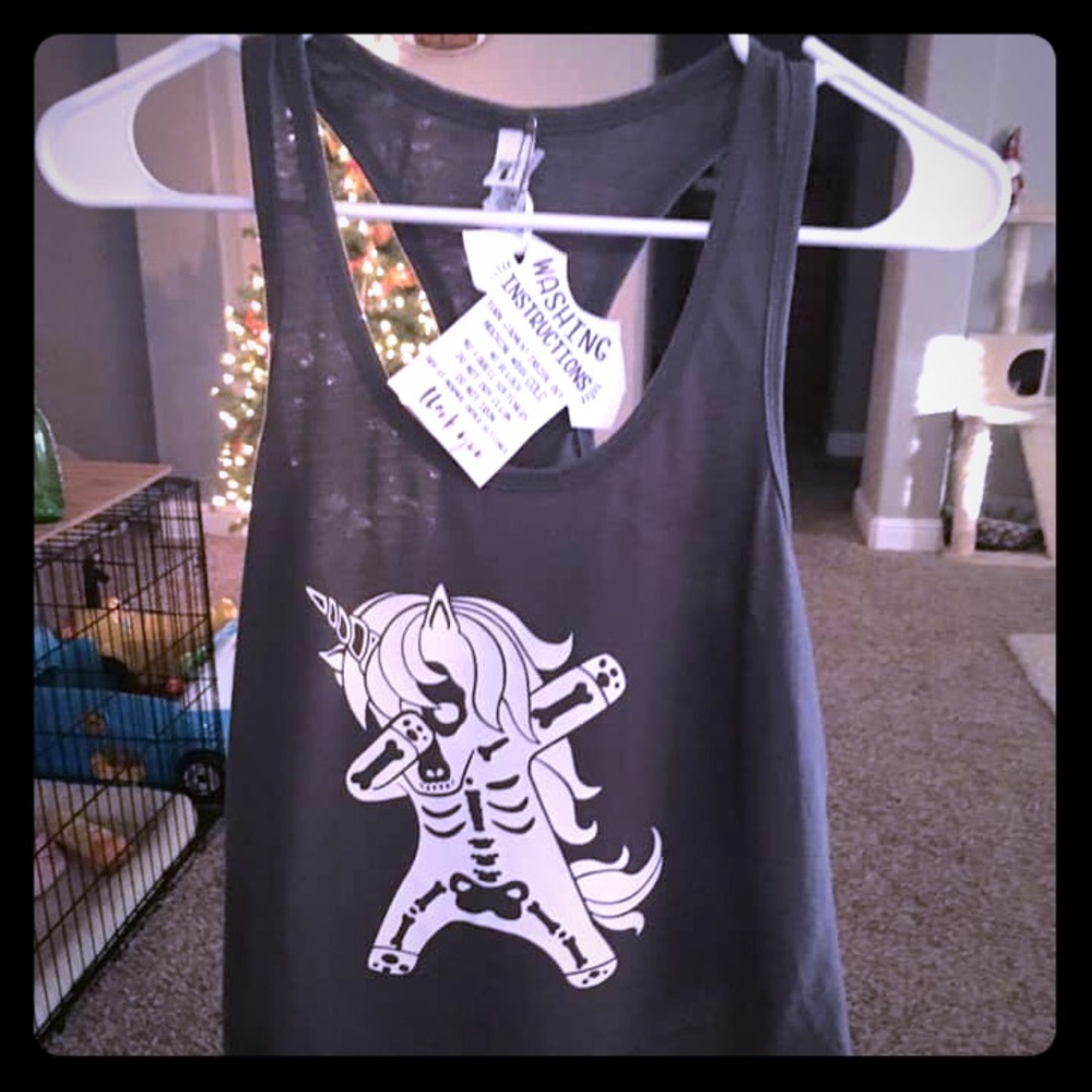 Unicorn 🦄 Women’s next Level tank Medium